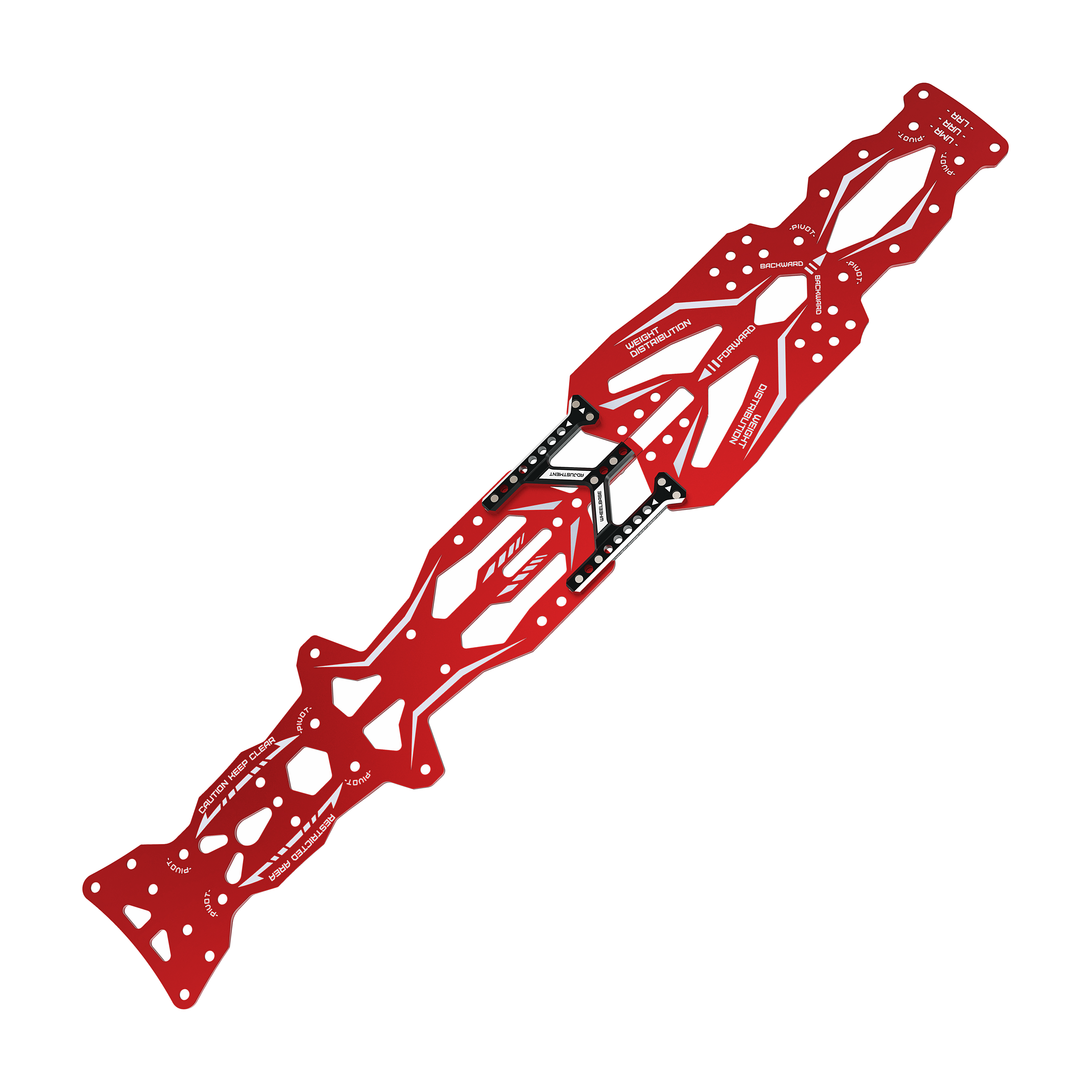 3Racing AuperD5 SAK-D6801 châssis alu bleu réglable