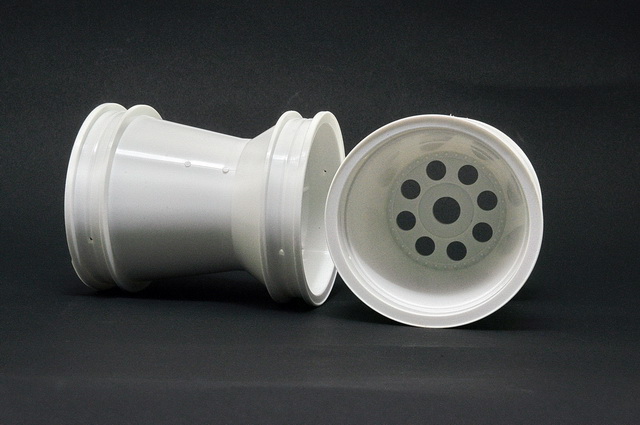 Hobao 84165W Roues Big Foot Blanches 17 mm x2