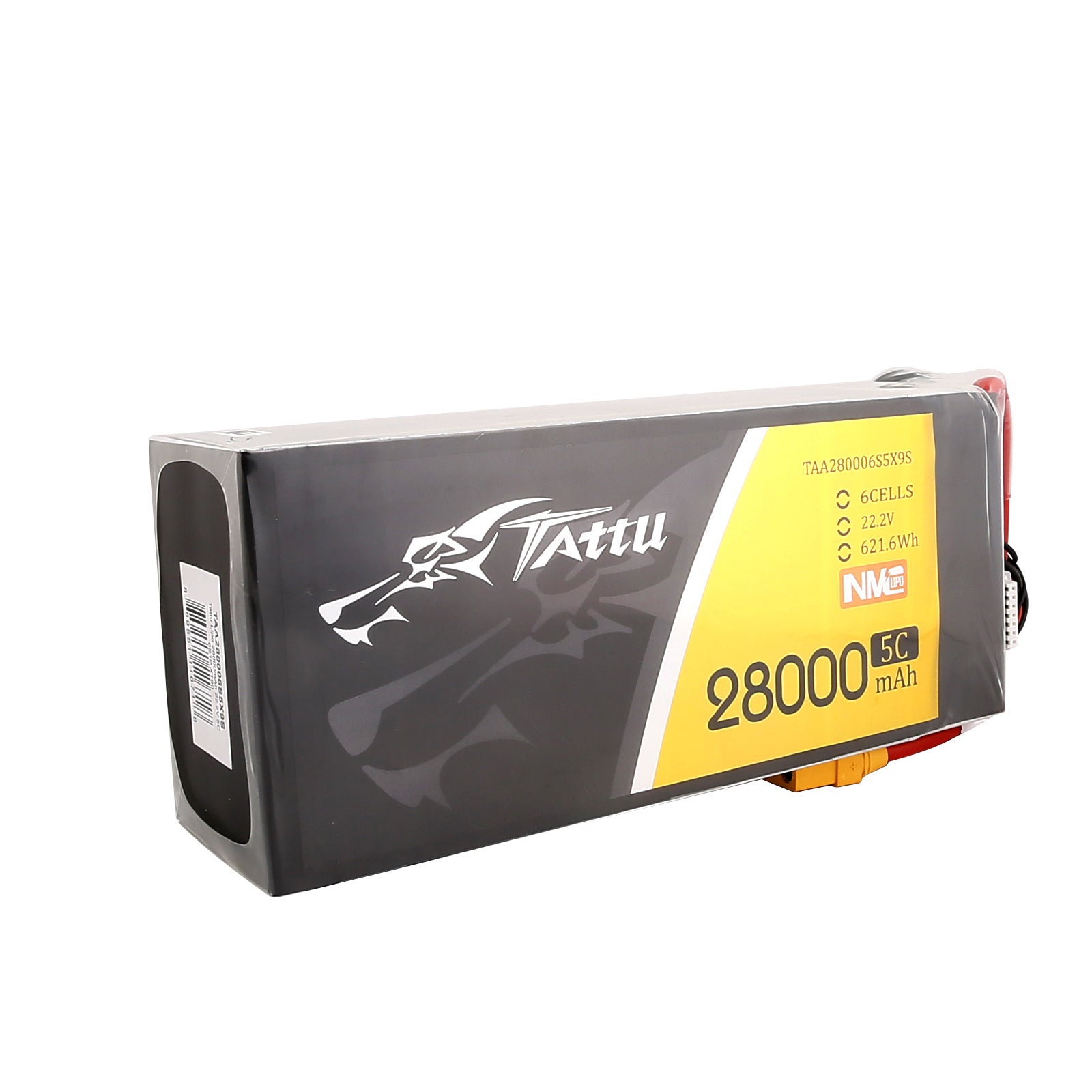 Gens Ace Tattu 28000mAh 6S batterie lipo semi-solide XT90-S