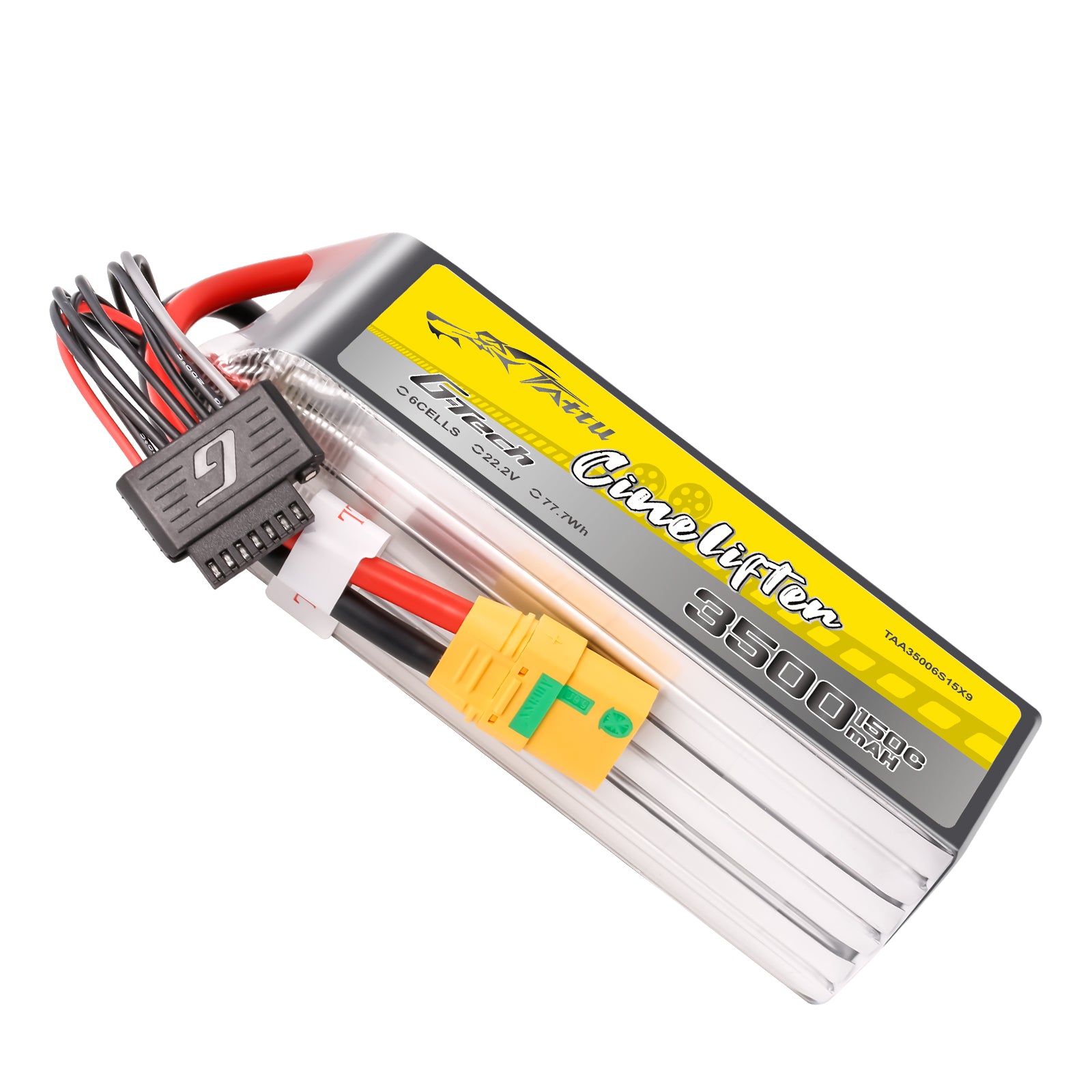 Tattu Cinelifter 3500mAh 6S 150C batterie LiPo XT90
