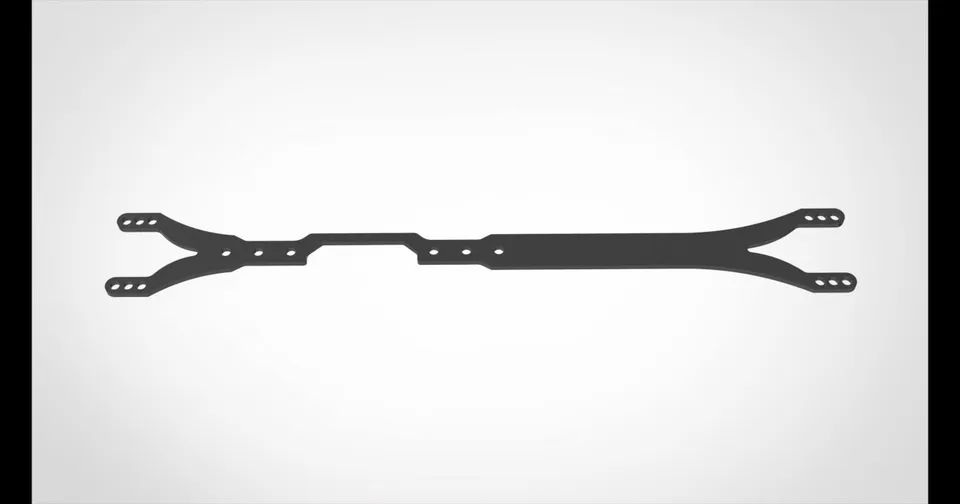 3Racing Cero SAK-CS129/FG platine supérieure fibre 64
