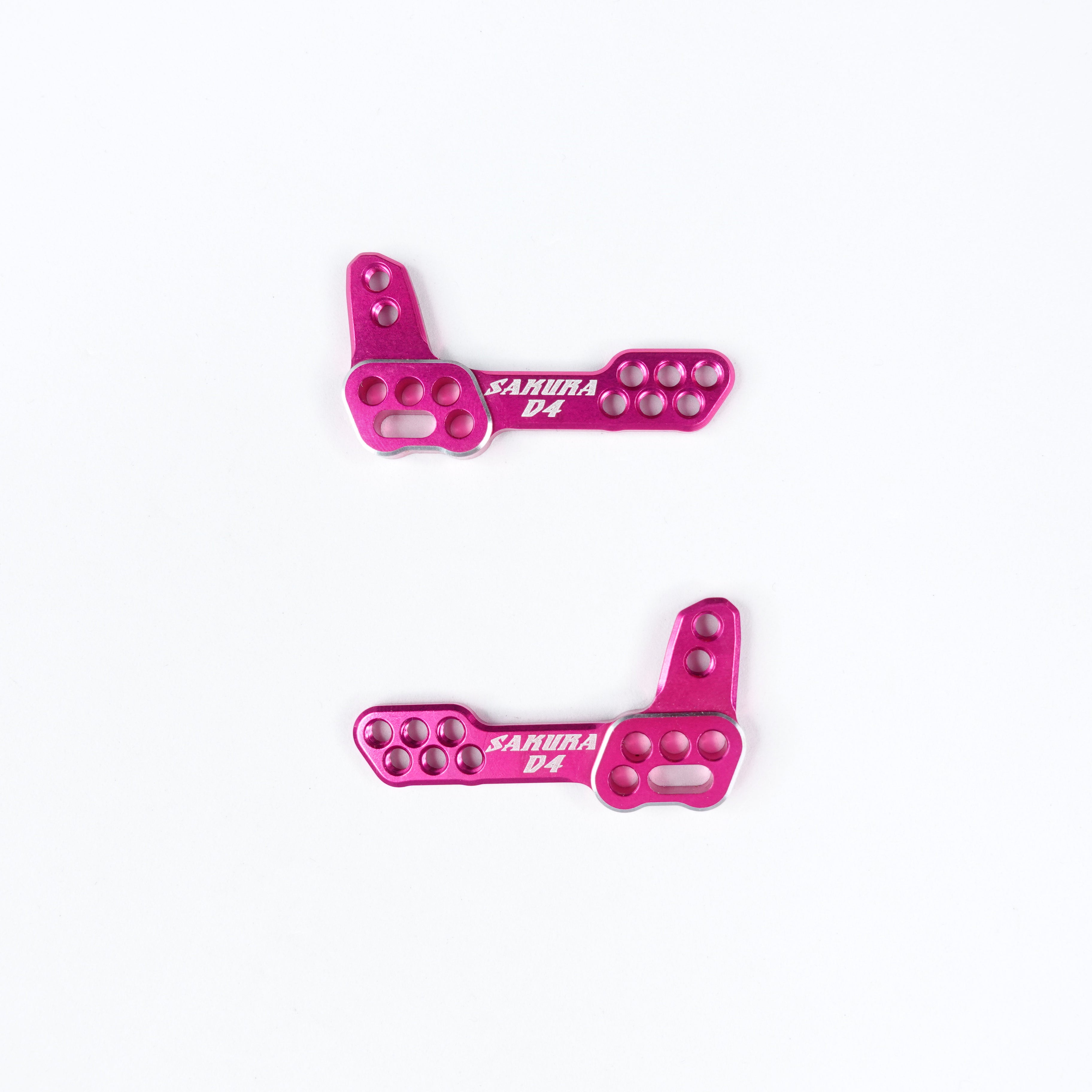 3RACING Sakura RCM Plaque carrossage arrière D4 rose