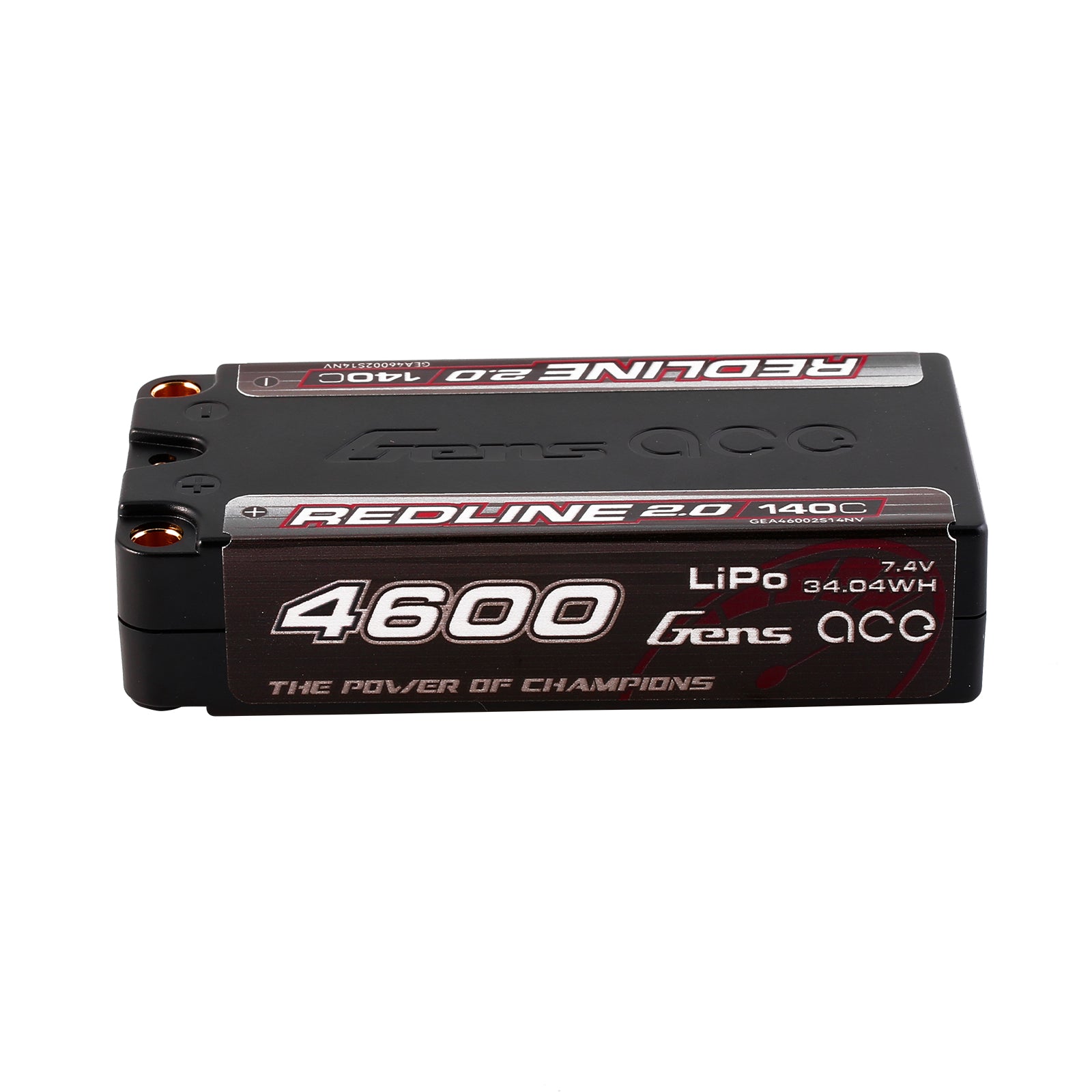 Gens Ace Redline 2.0 4600mAh 2S 140C batterie shorty