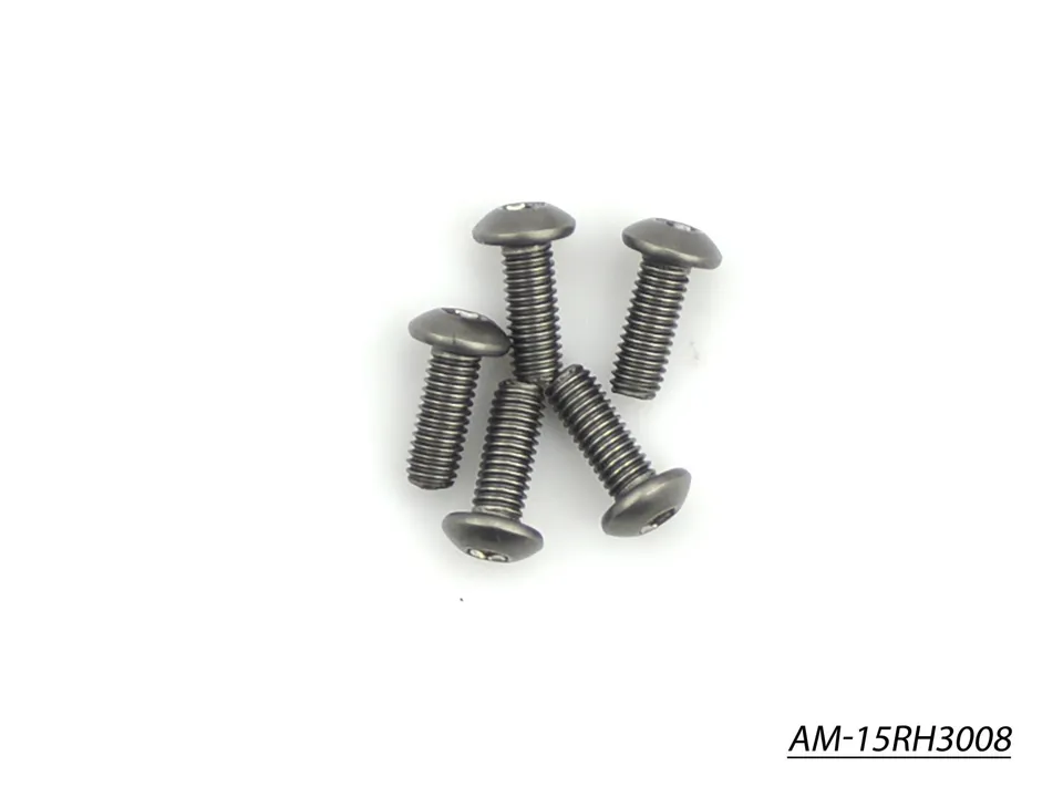 Arrowmax Screws AM-15RH3008 vis titane M3x8 lot 5