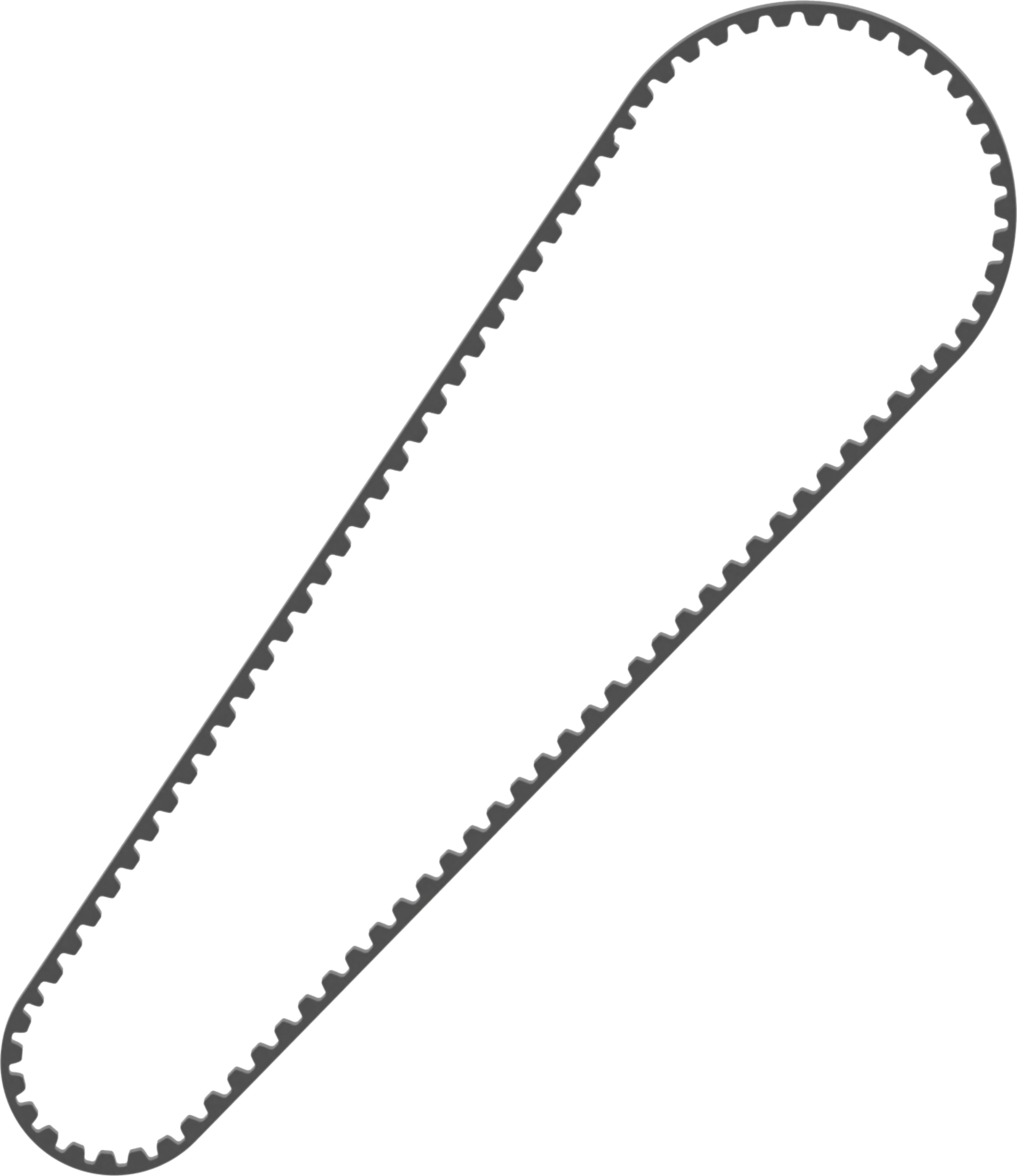 3Racing Cero SAK-CM104A Courroie Arrière S3M279 225 mm