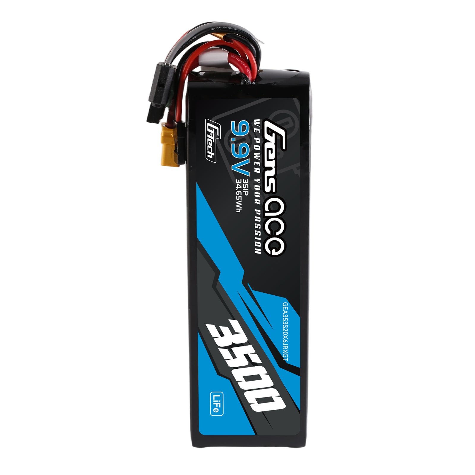 Gens Ace 3500mAh 3S 9,9V LiFe TX RX XT60