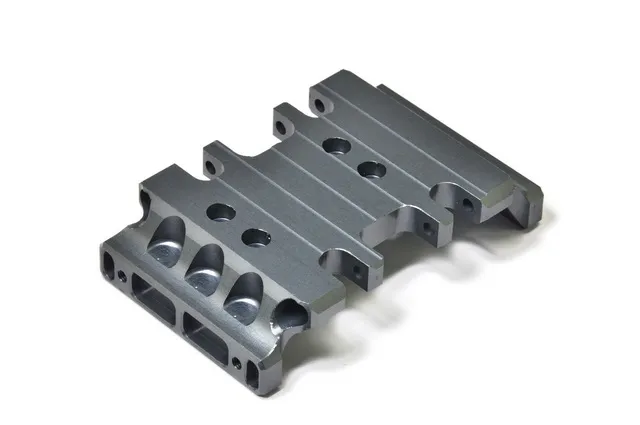 Hobao 230106 skid plate alu CNC protection châssis