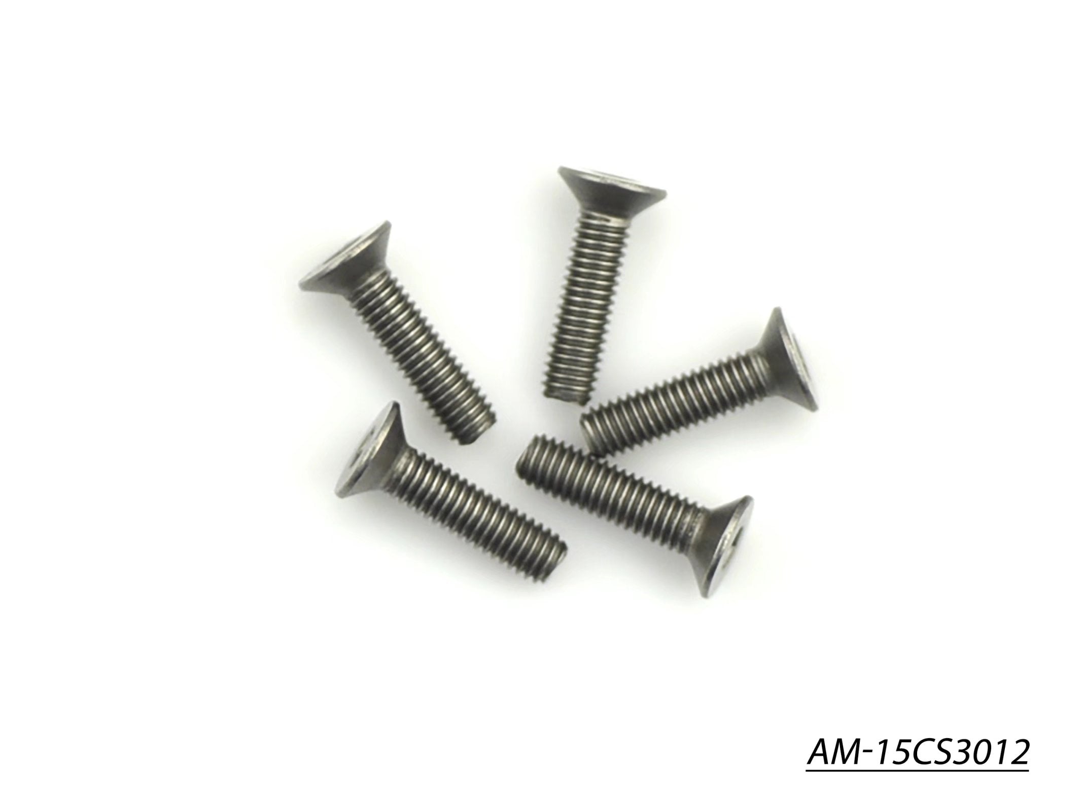 Arrowmax AM-15CS3012 vis titane M3x12 fraisées x5
