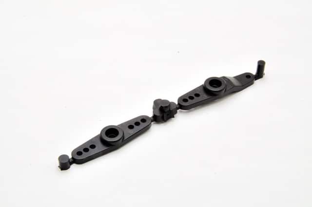 Hobao 87604 palonnier servo noir lot de 2