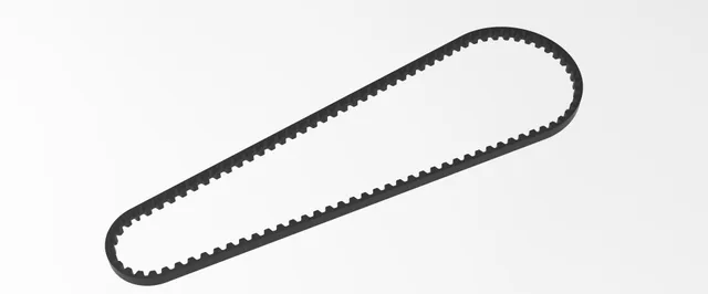 3Racing Cero SAK-CM104A Courroie Arrière S3M279 225 mm