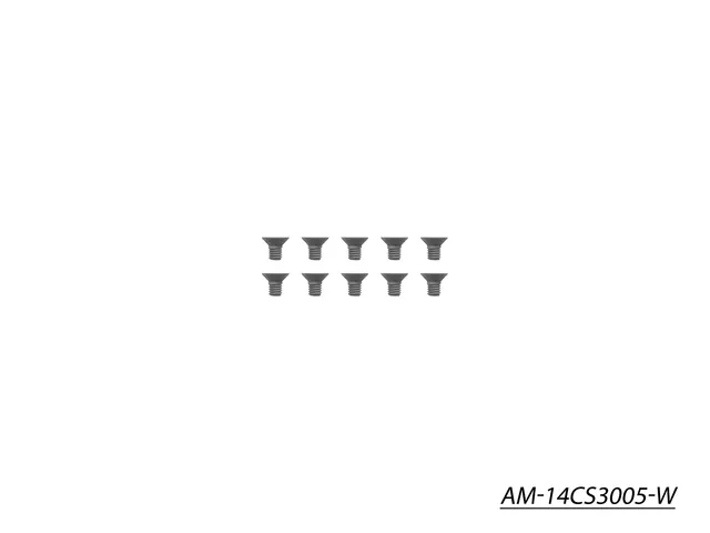 Arrowmax AM-14CS3005-W vis fraisée M3x5 tungsten x10