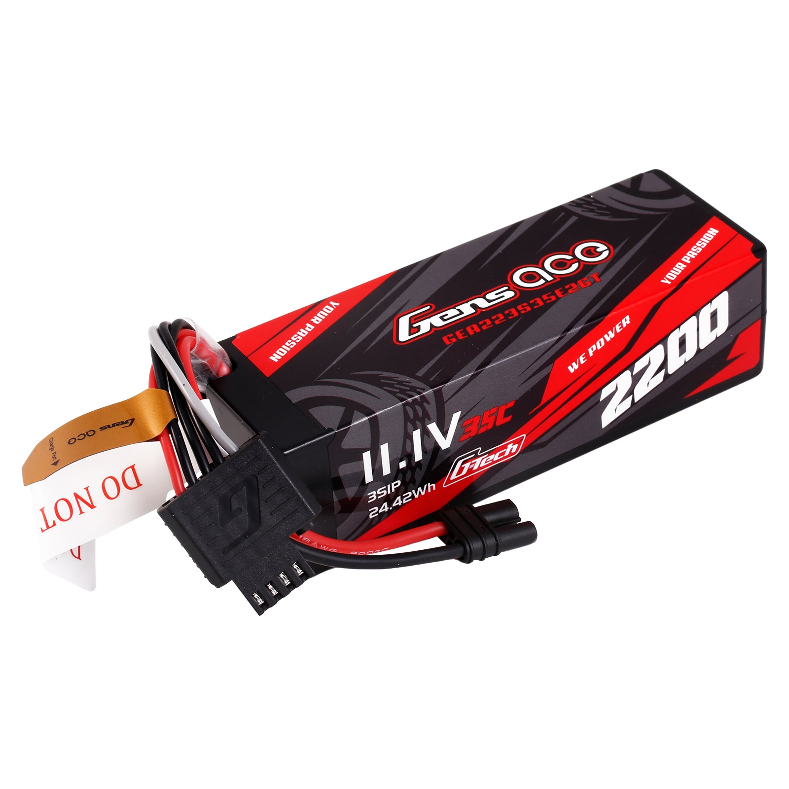 Gens Ace Car Classic 2200mAh 3S batterie LiPo 11.1V IEC2