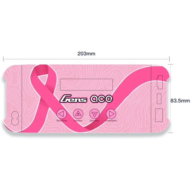 Gens Ace Merchandise autocollant chargeur rose Crawl for Cure