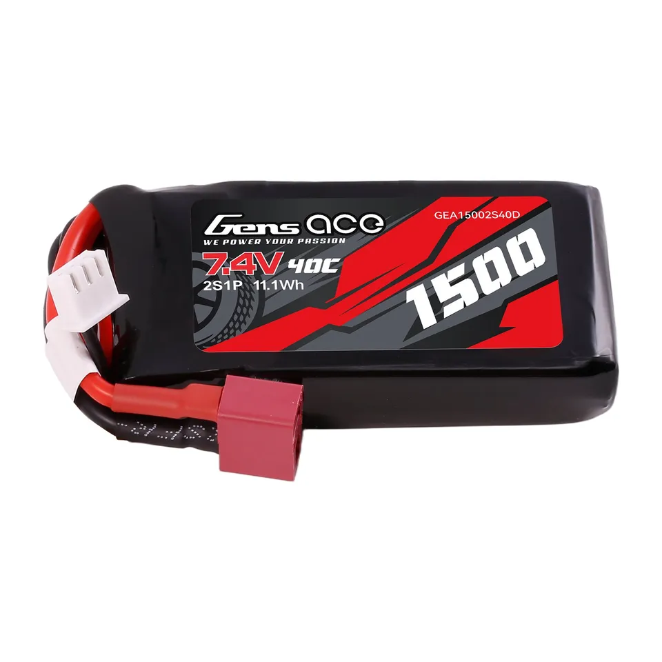 Gens Ace Car Classic 1500mAh 2S batterie LiPo Deans