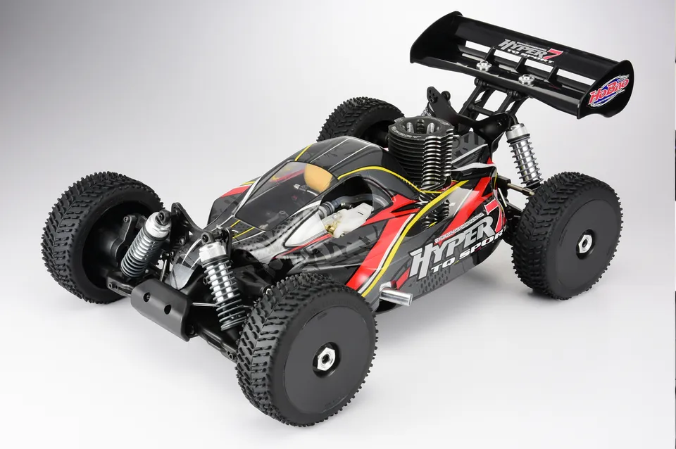 Hobao Hyper 7 TQ buggy nitro 1/8 RTR carrosserie grise