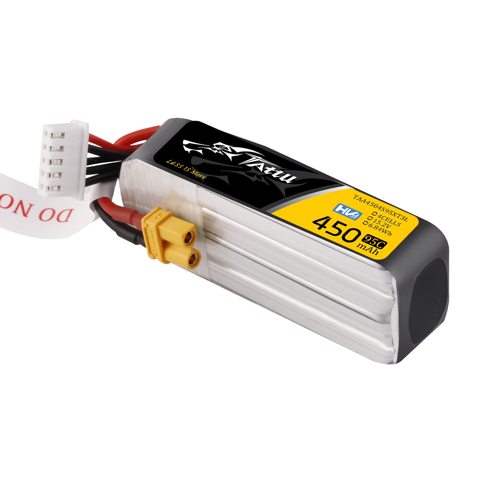 Tattu FPV 450mAh 4S 95C batterie LiPo HV XT30