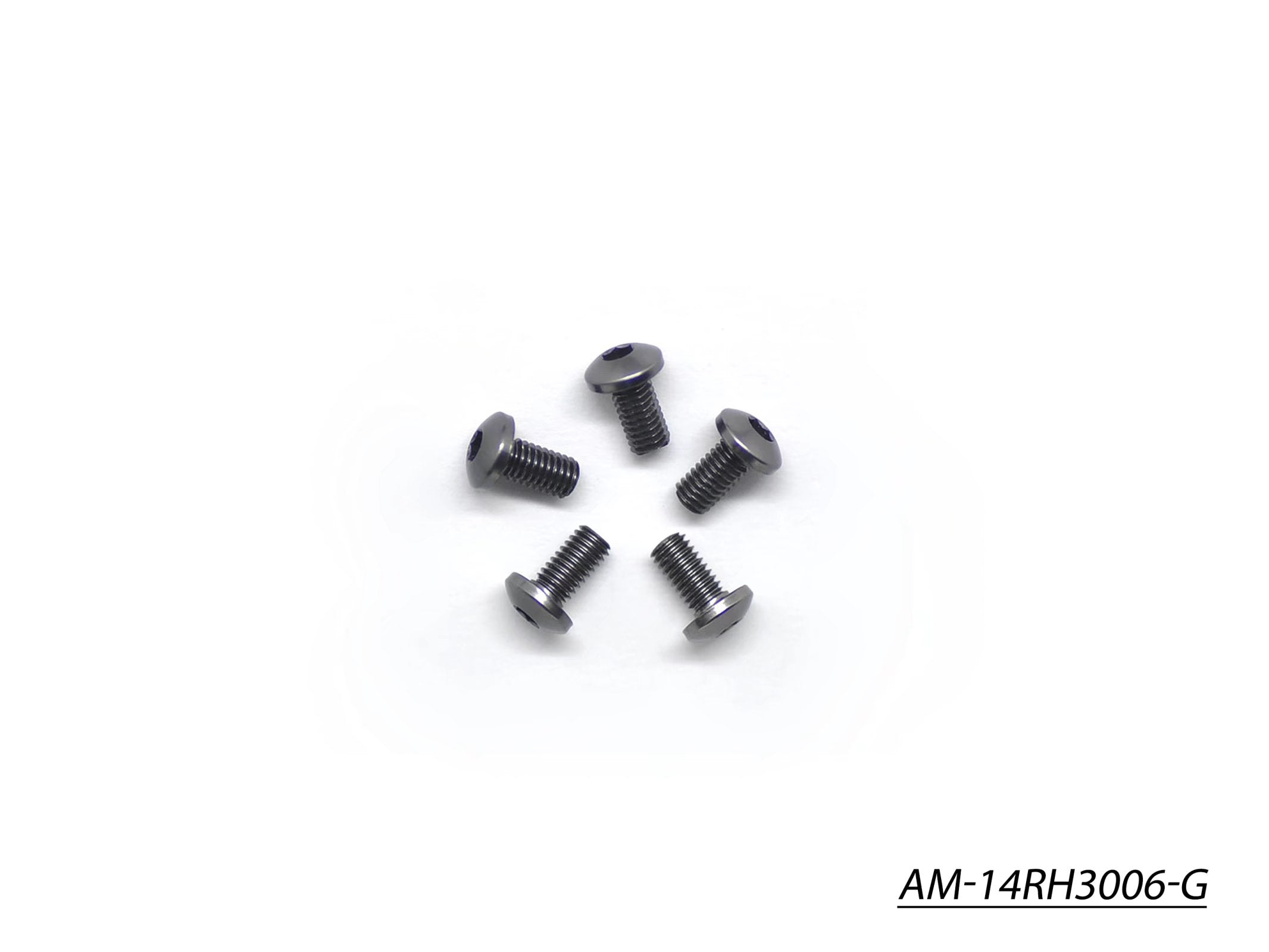 Arrowmax Screws AM-14RH3006-G vis alu M3x6 grise x5