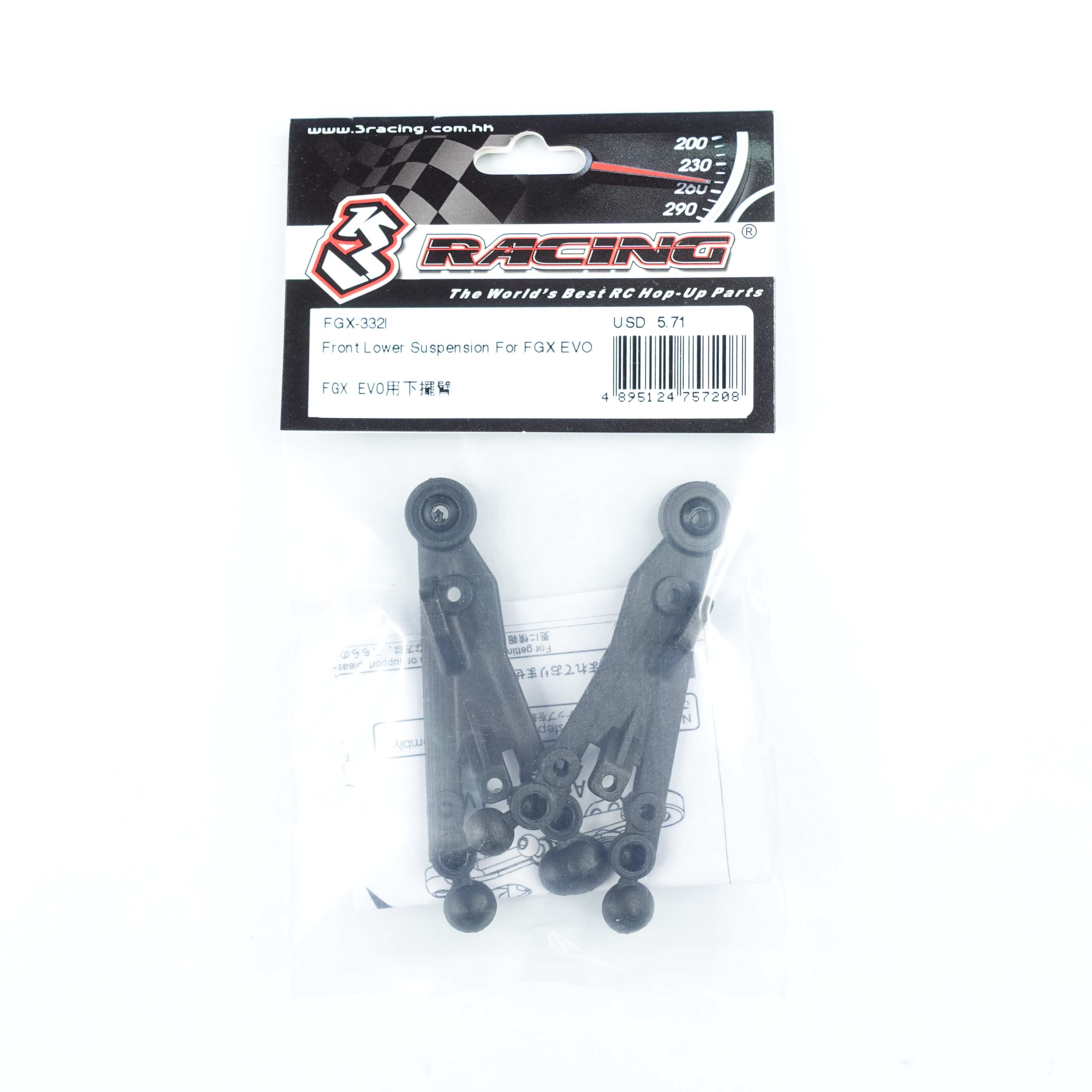 3Racing Sakura FGX-332I Triangle Inférieur Avant FGX EVO