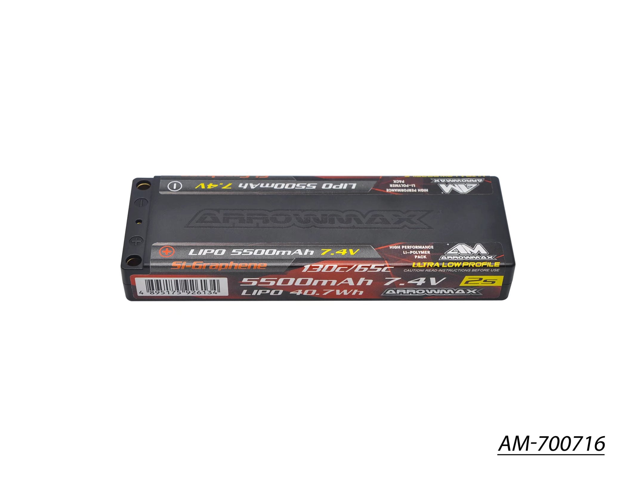 Arrowmax AM-700716 batterie LiPo 2S 5500mAh 7.4V 65C