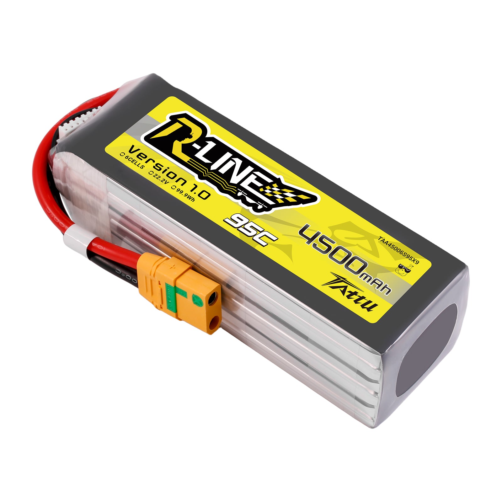 Tattu R-Line 4500mAh 6S batterie lipo 22.2V 95C XT90-S