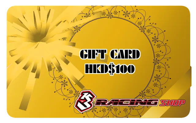 3Racing MERCH carte cadeau 10 HK$ bon d'achat piste