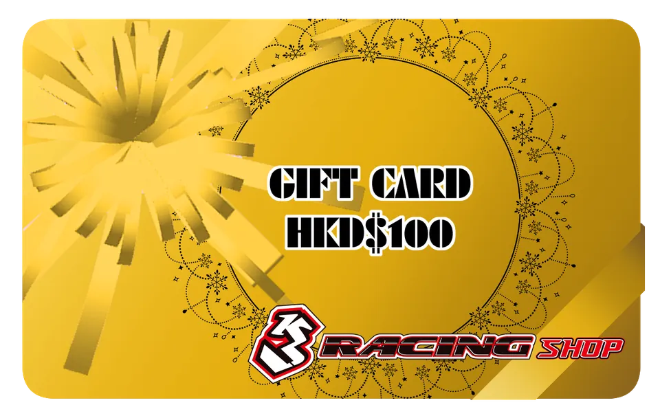 3Racing MERCH carte cadeau 10 HK$ bon d'achat piste