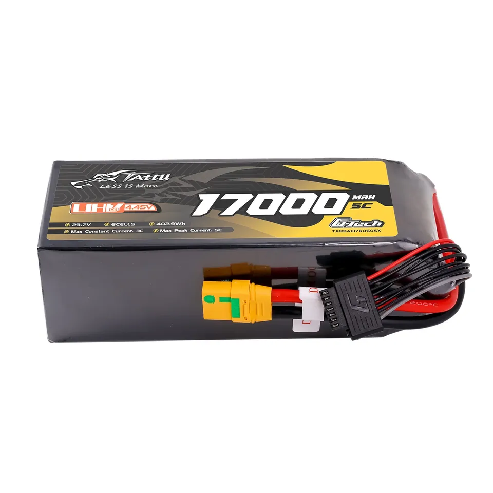 Tattu UHV 17000mAh 6S 5C batterie Lipo XT90S-F G-Tech