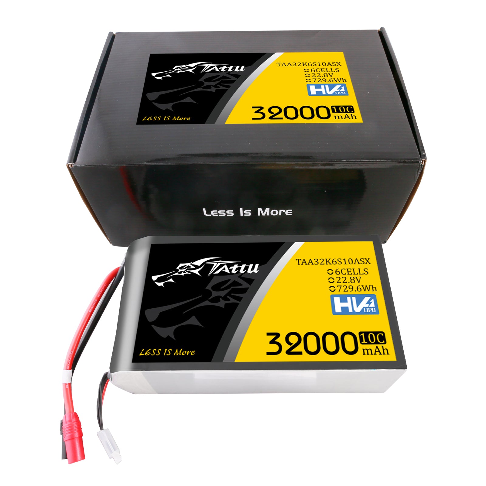 Tattu 32000mAh 6S batterie LiPo HV 10C AS150
