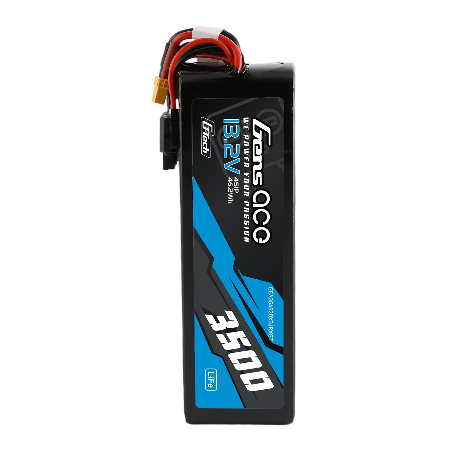 Gens Ace 3500mAh 4S 20C batterie LiFe 13.2V XT30 TX RX