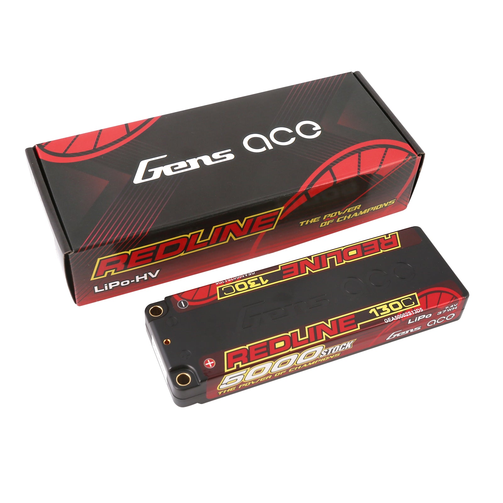 Gens Ace Redline 5000mAh 2S 130C batterie Lipo hardcase