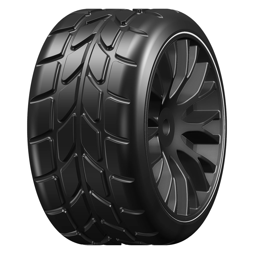 GRP 1:5 TC W22 XR1 pneus pluie jante noire