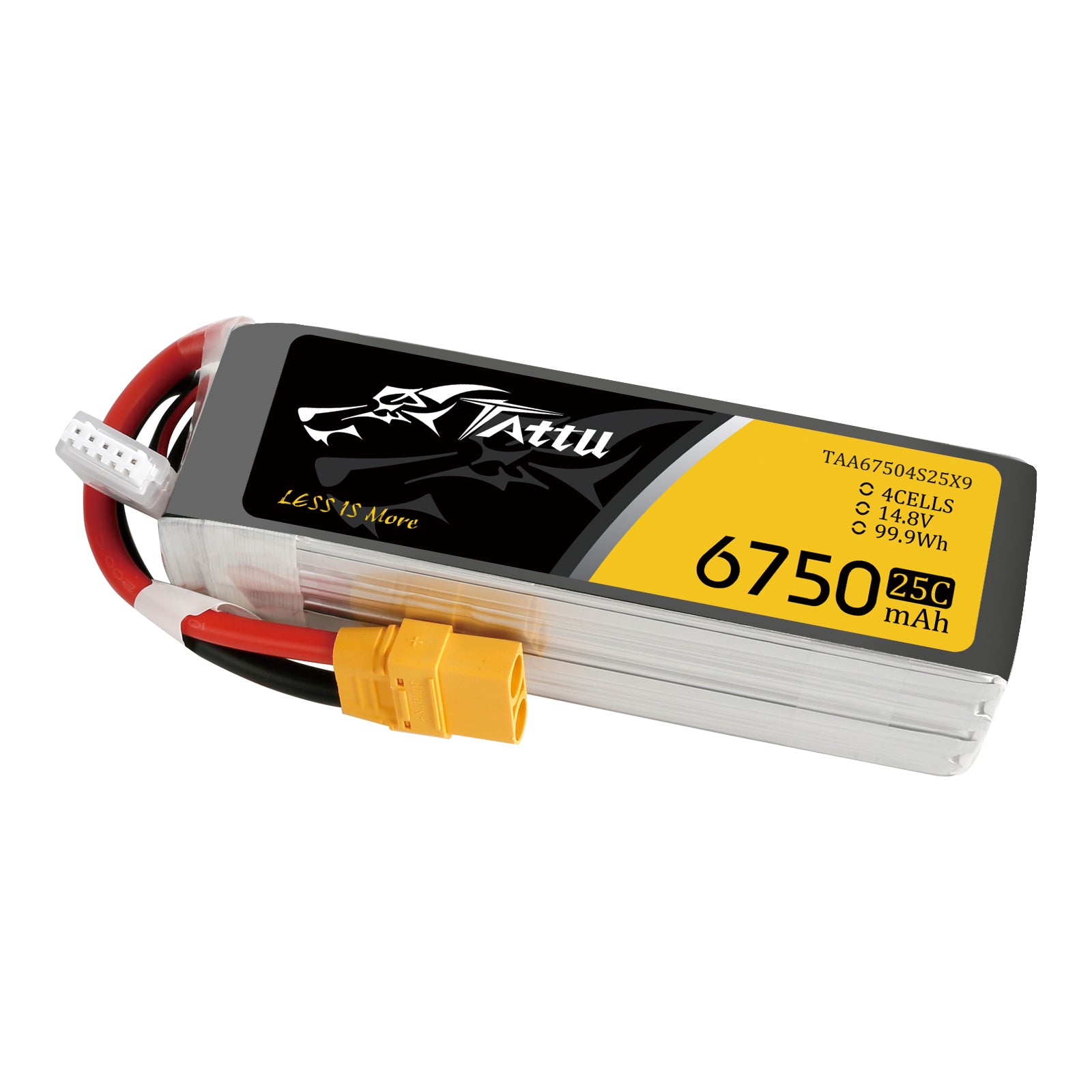 Tattu UAV Classic 6750mAh 4S 25C batterie LiPo XT90 14,8V