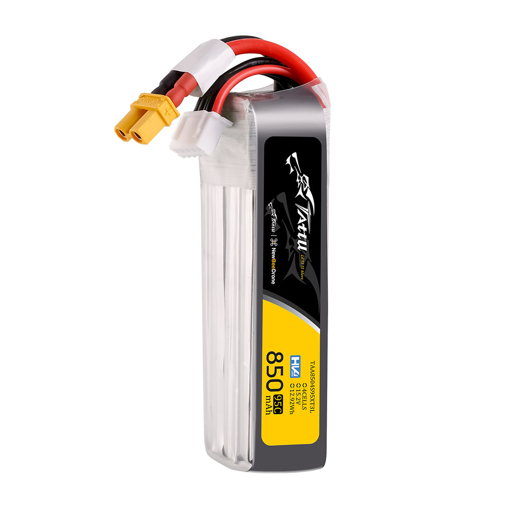 Tattu FPV 850mAh 4S 95C batterie LiPo long XT30U-F 15.2V