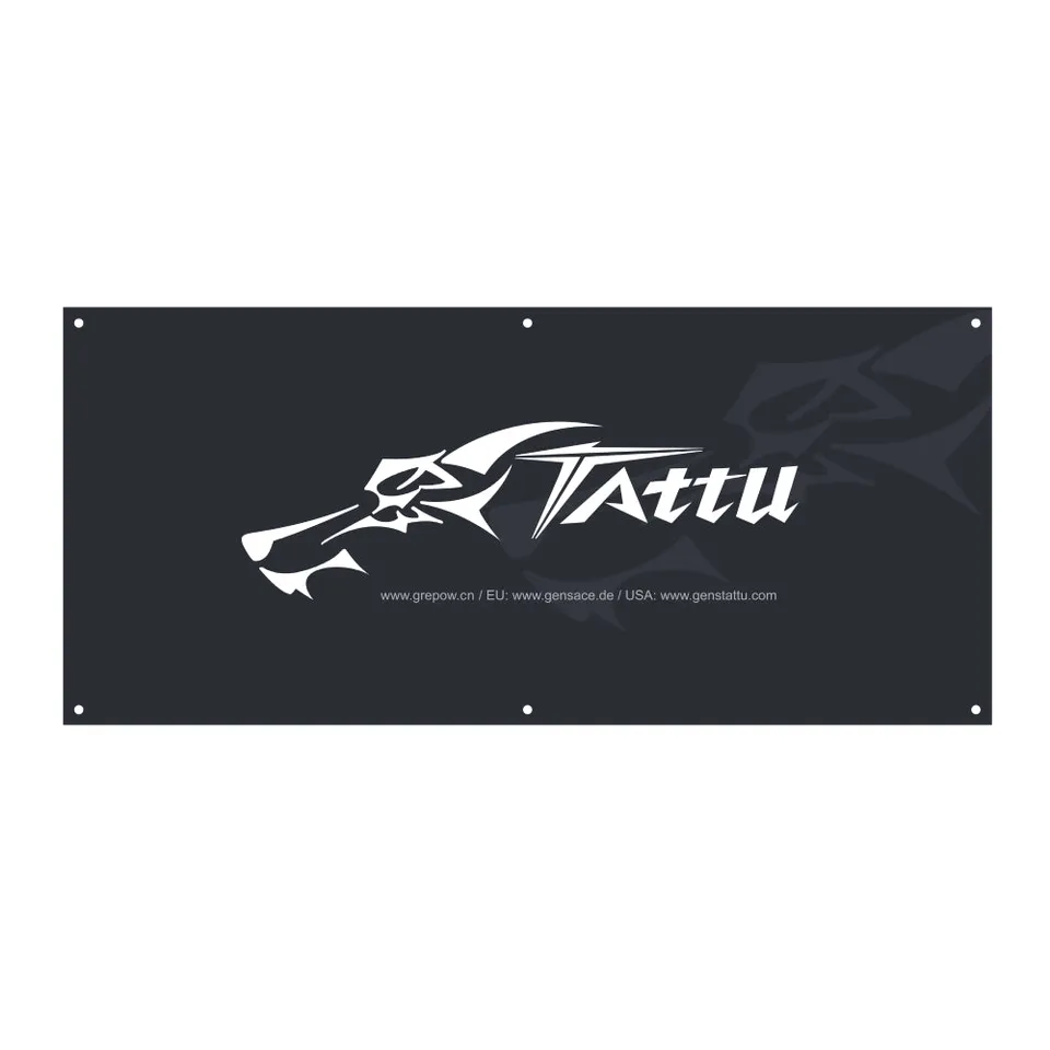 Tattu Banner 2x0.9m bâche déco atelier