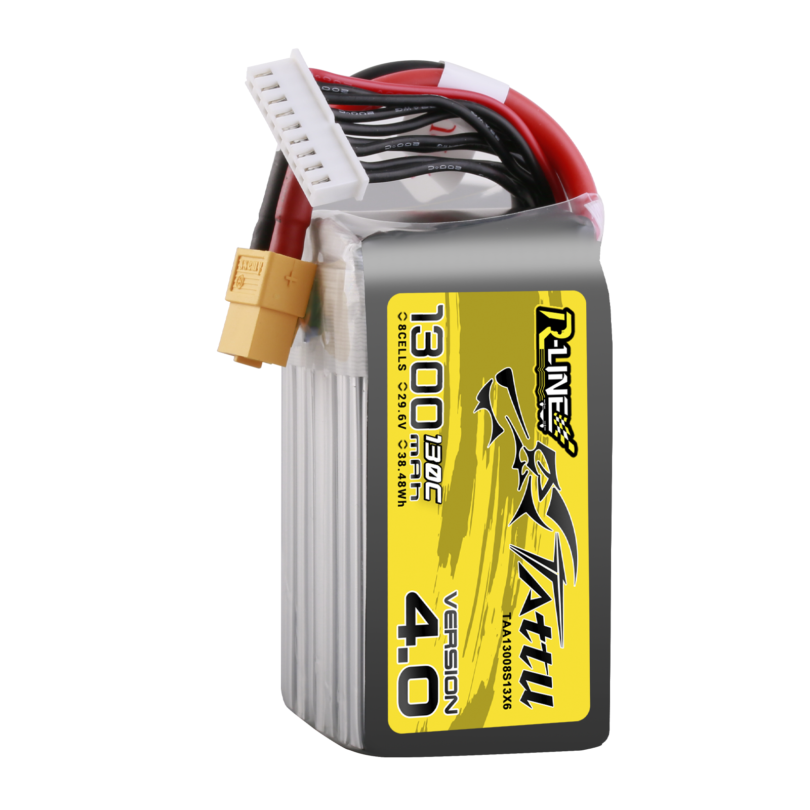 Gens Ace Tattu R-Line 1300mAh 8S batterie LiPo XT60 130C