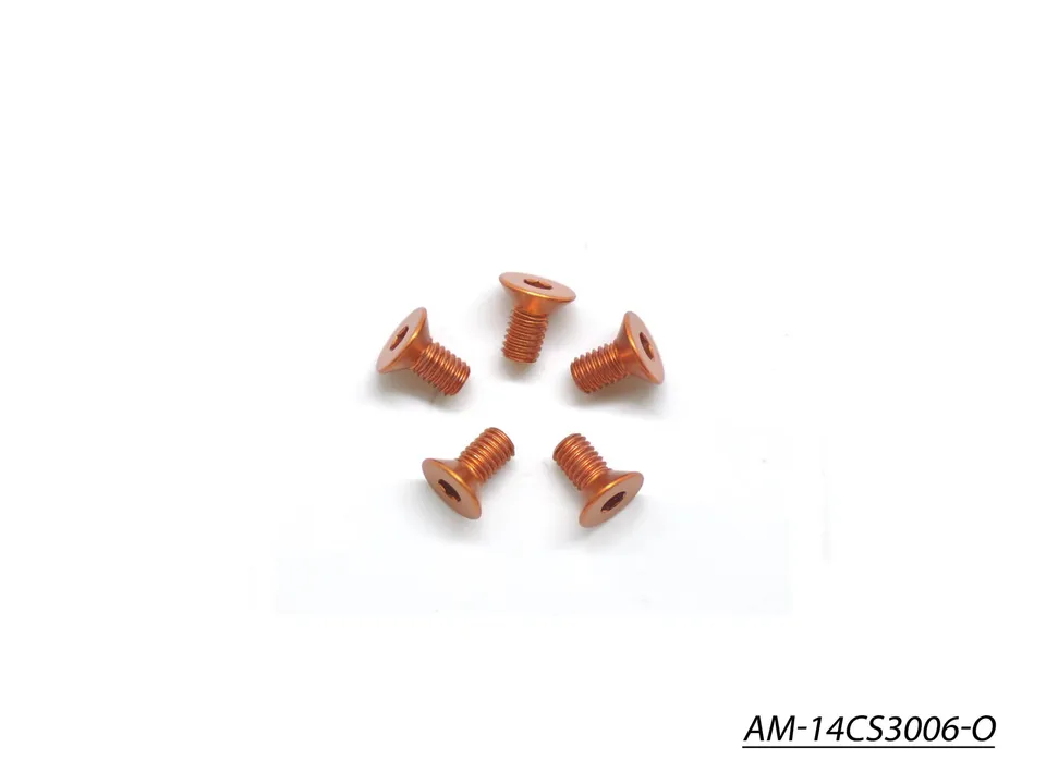 Arrowmax AM-14CS3006-O vis alu M3x6 orange x5
