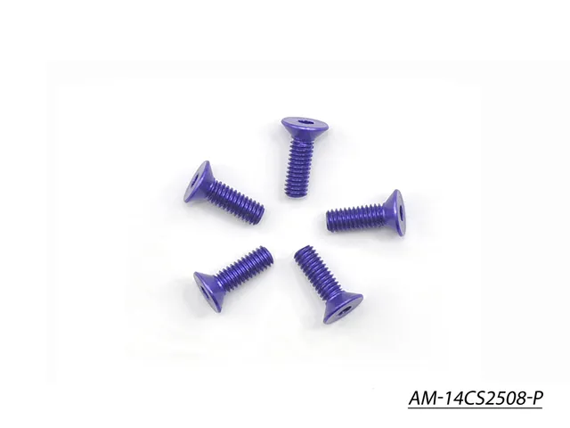 Arrowmax Screws AM-14CS2508-P vis alu M2.5x8 violet x5