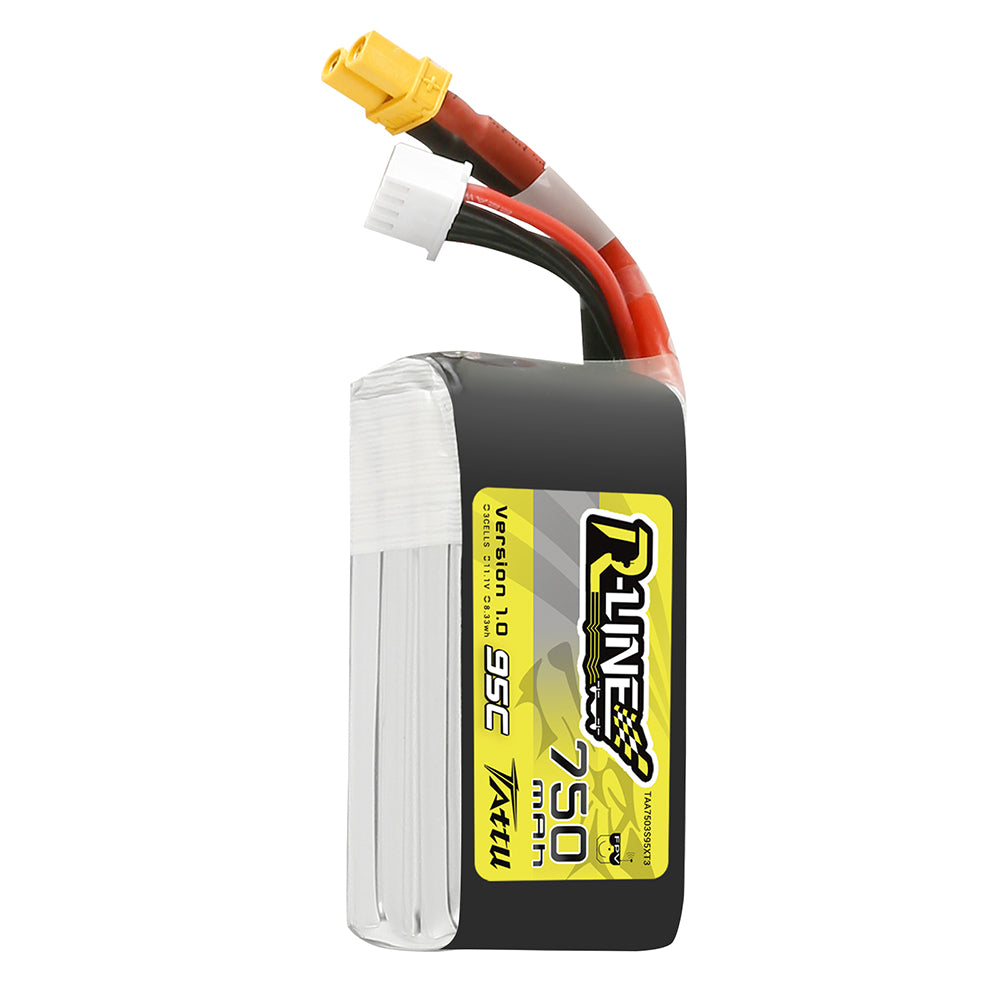 Tattu R-Line 750mAh 3S 95C batterie LiPo FPV XT30