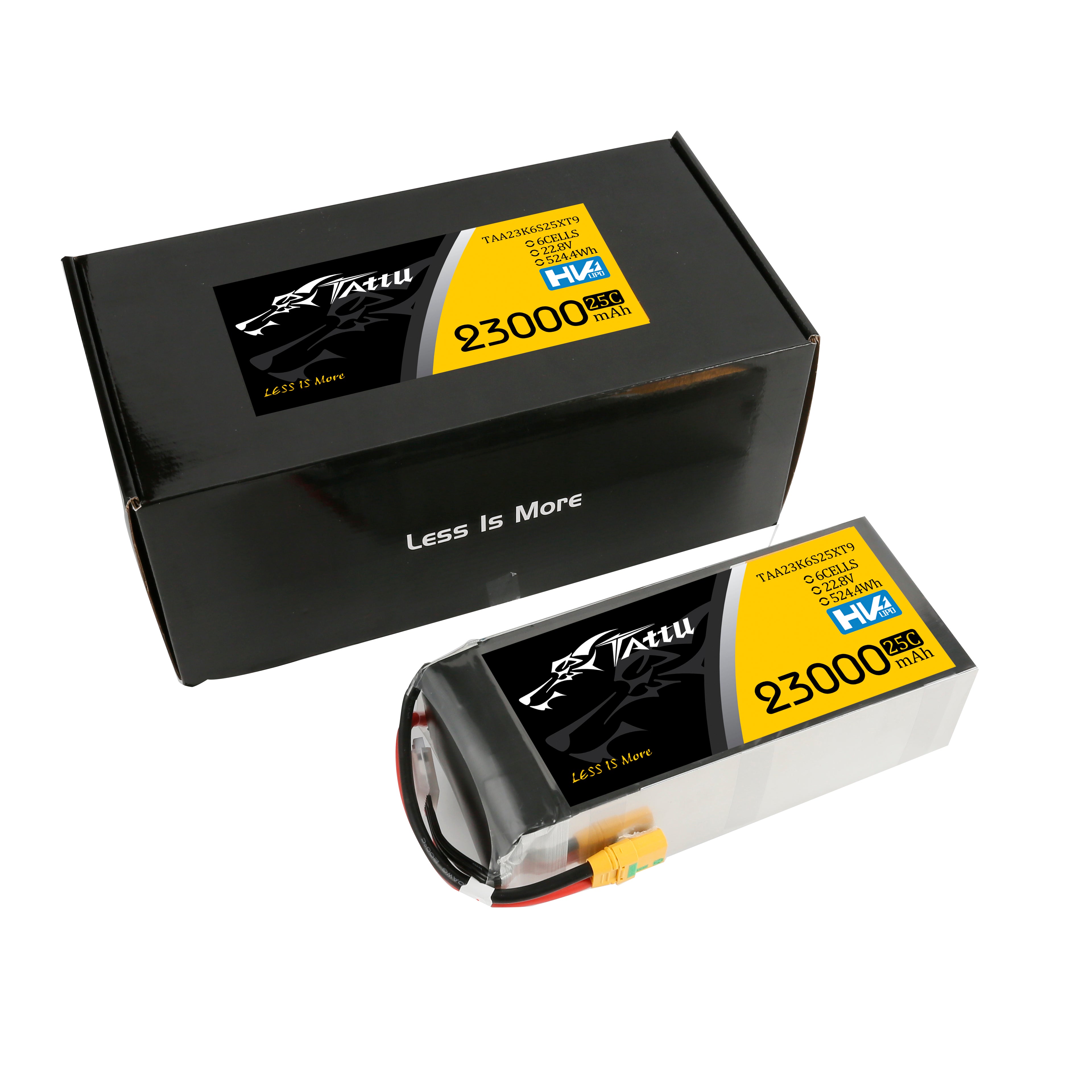 Tattu UAV Classic 23000mAh 6S Batterie Lipo HV XT90-S 25C