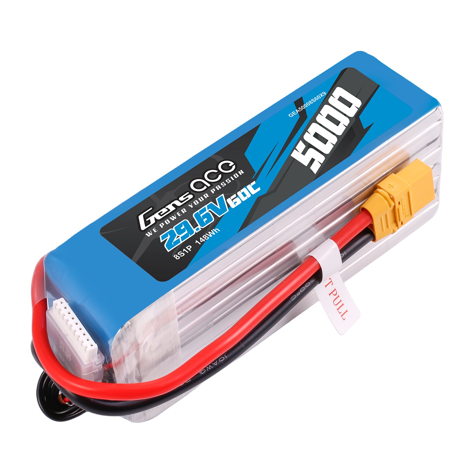 Gens Ace Air Classic 5000mAh 8S batterie LiPo 29.6V XT90