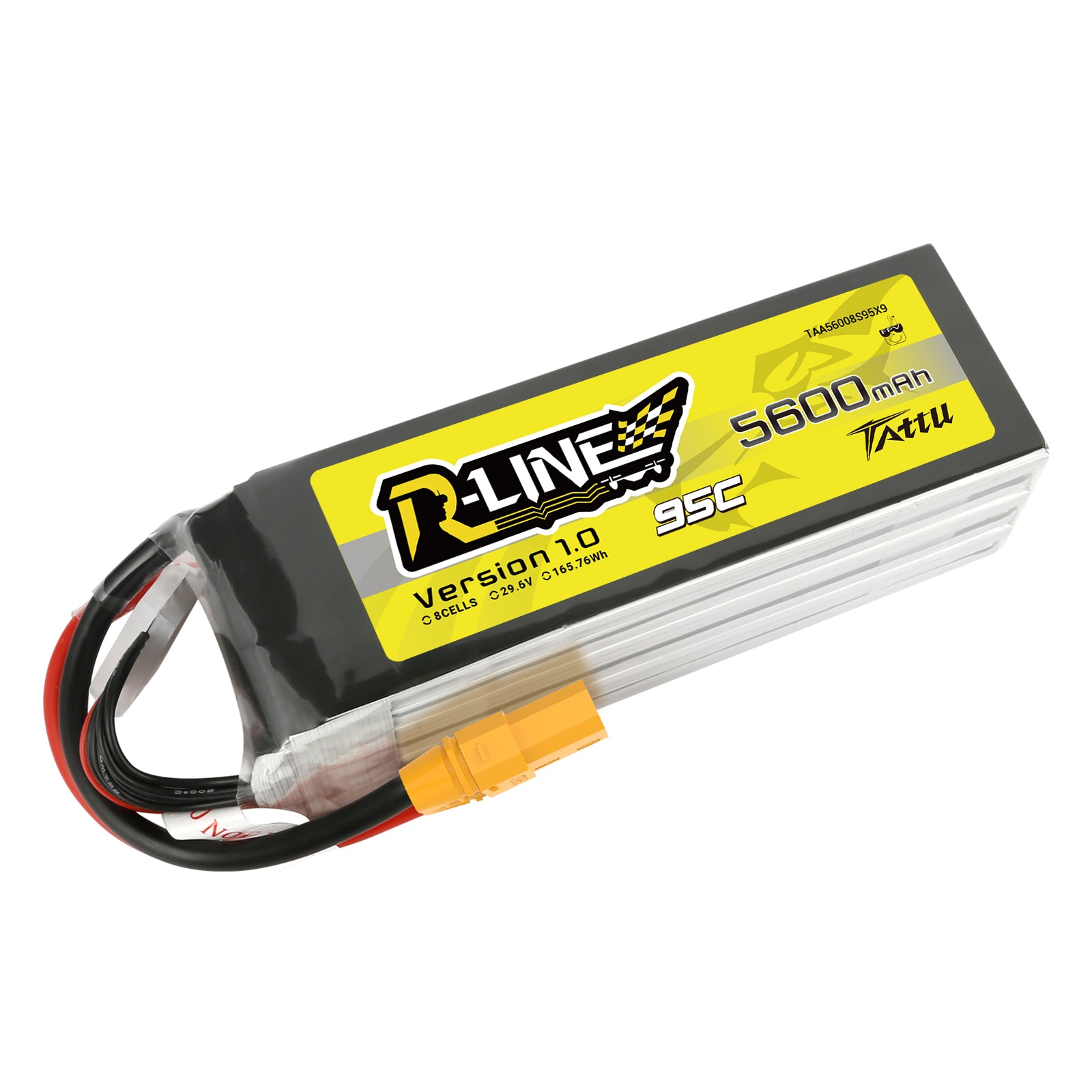 Tattu R-Line 5600mAh 8S 95C batterie LiPo 29.6V XT90-S