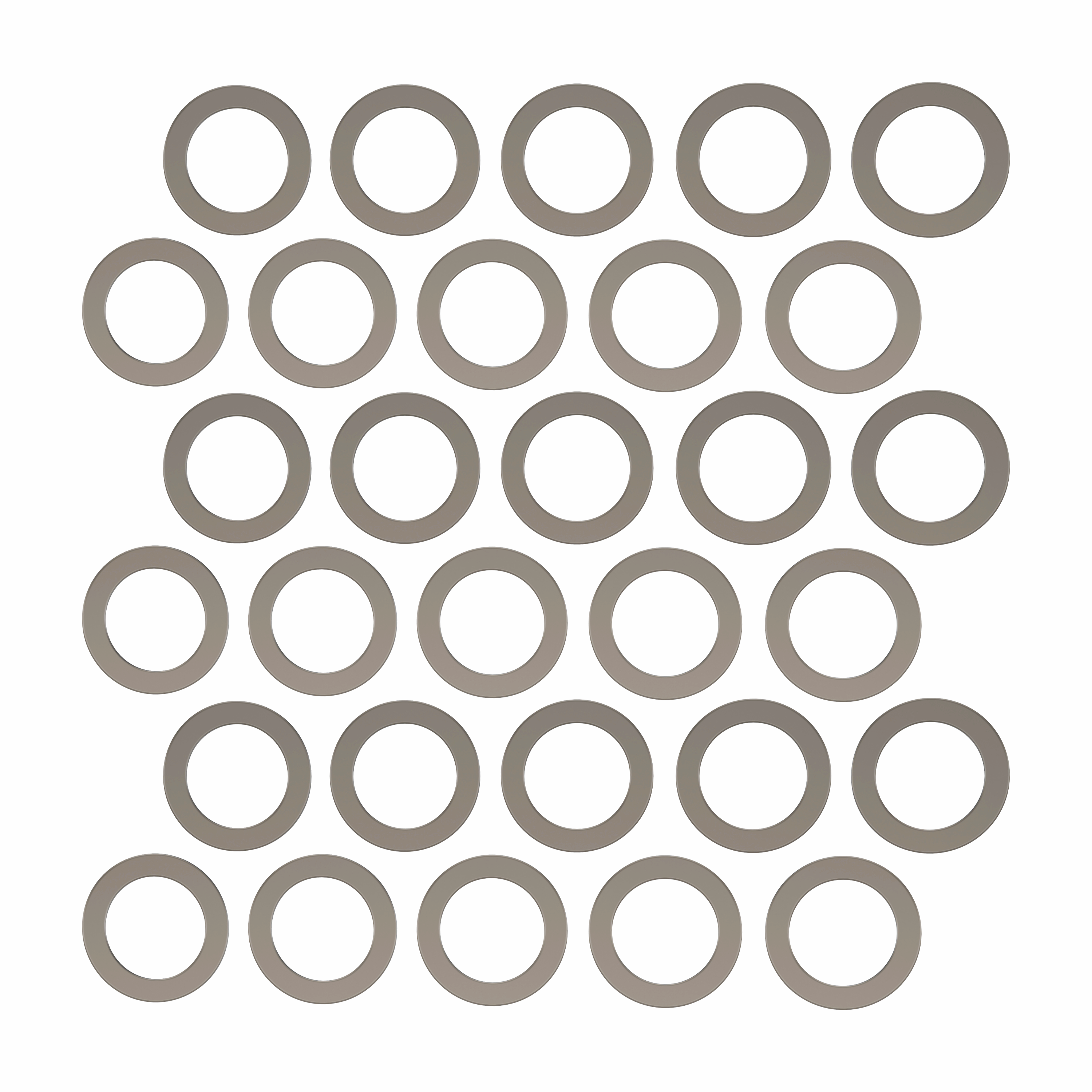 3Racing 3RAC-SW04 cales inox 4mm 0.1/0.2/0.3 x30 réglage