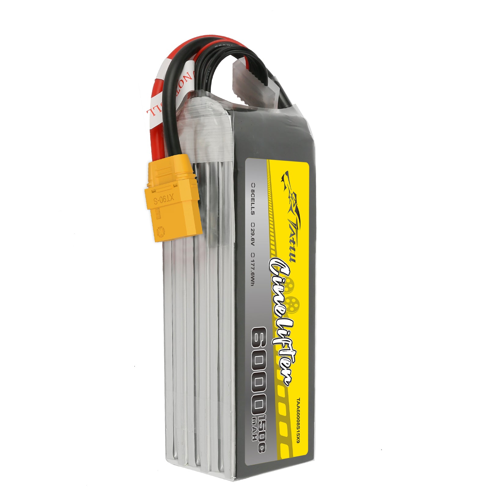 Tattu Cinelifter 6000mAh 8S batterie LiPo 150C 29.6V