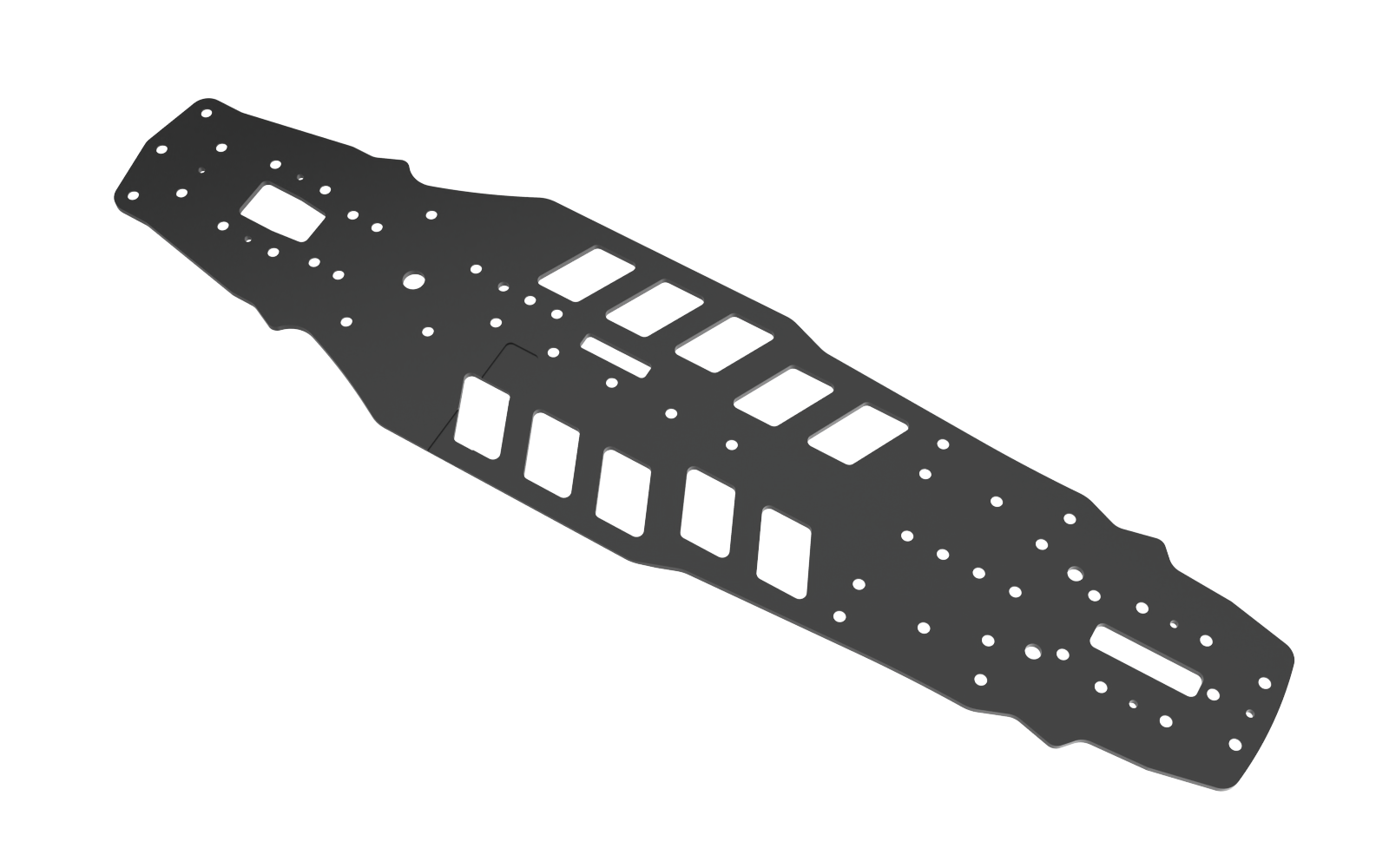 3Racing Cero SAK-C157/AL châssis alu FWD 2mm