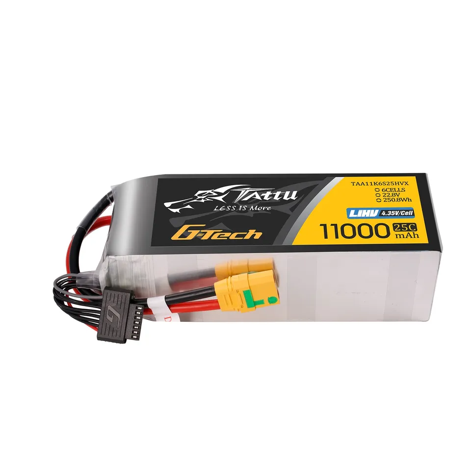 Tattu UAV 11000mAh 6S HV 25C batterie LiPo XT90-S