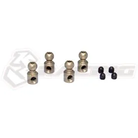 3Racing Parts 3RAC-BS48RO/TE rotule barre 4,8mm téflon x4