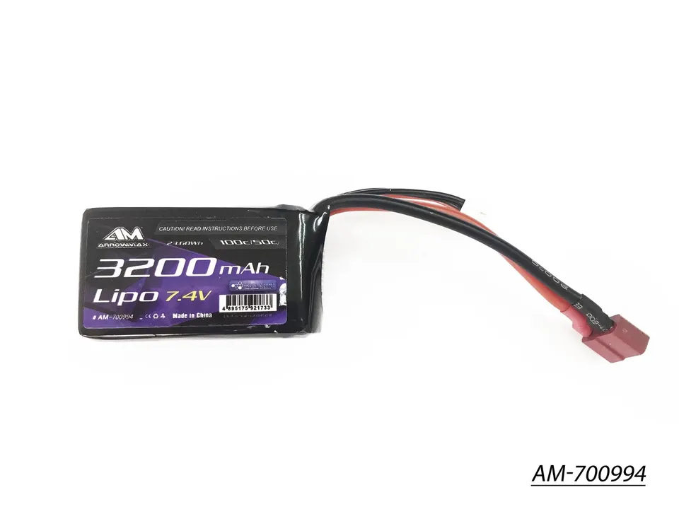 Arrowmax 2S LiPo Batterie 3200mAh 7.4V Dancing Rider Deans