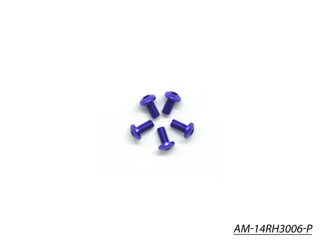 Arrowmax Screws vis alu M3x6 violette x5 AM-14RH3006-P
