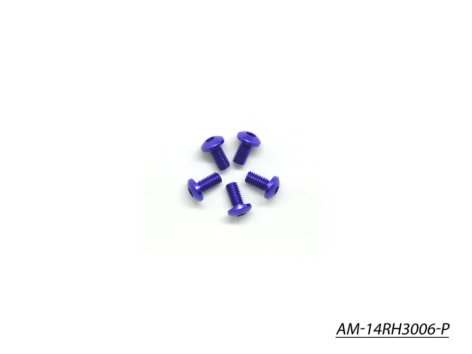 Arrowmax Screws vis alu M3x6 violette x5 AM-14RH3006-P