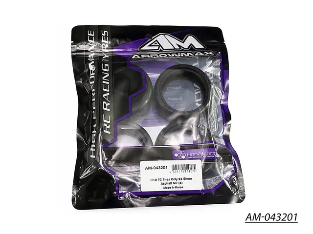 Arrowmax AM-043201 pneus TC 1/10 24 Shore x4